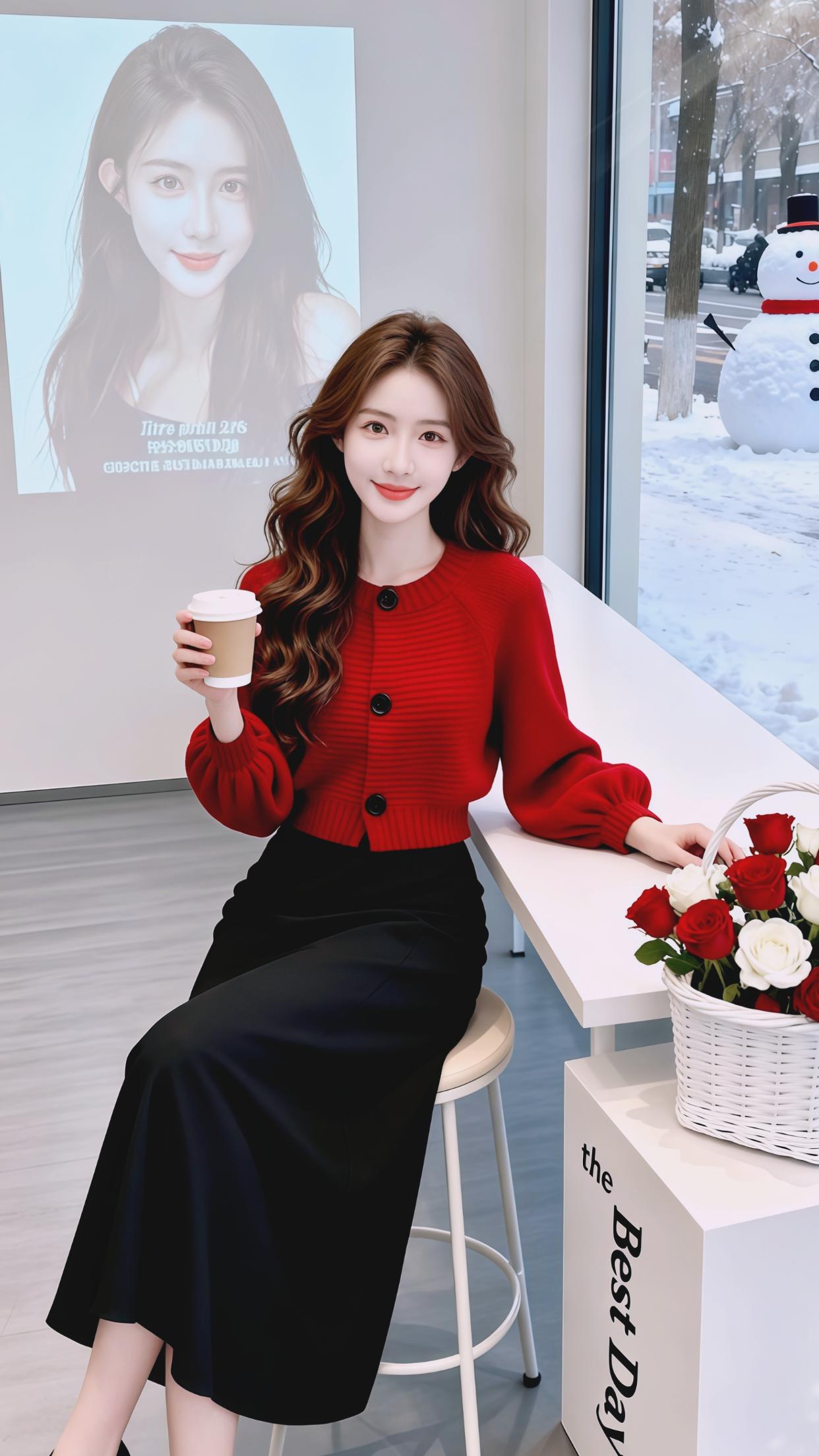 女装时尚穿搭小香风套装两件套