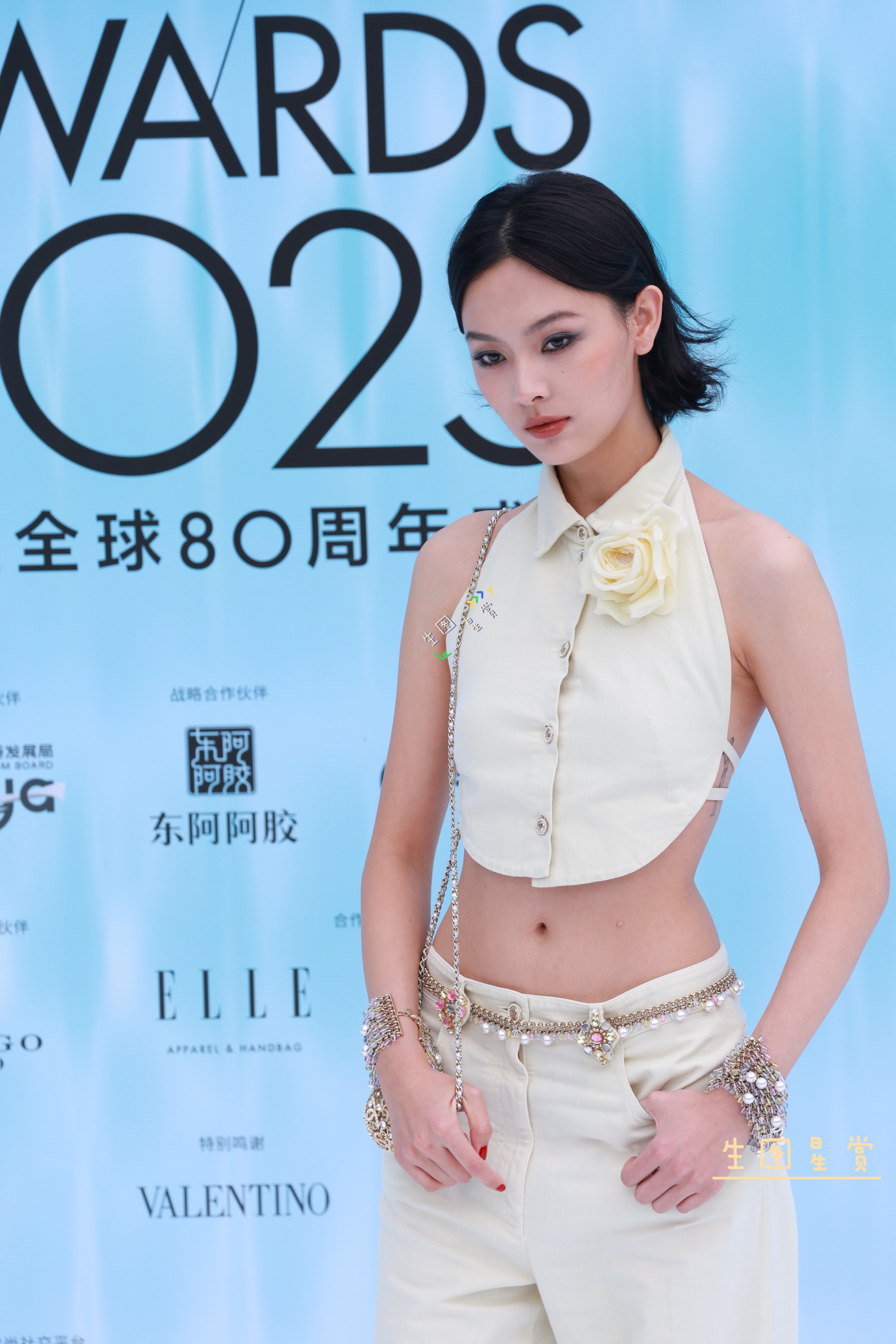 赵佳丽ELLE红毯生图超模气场好绝ELLE风尚大典​​​