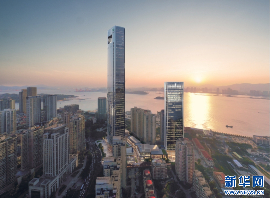 高339.88米 福建第一高楼竣工投运