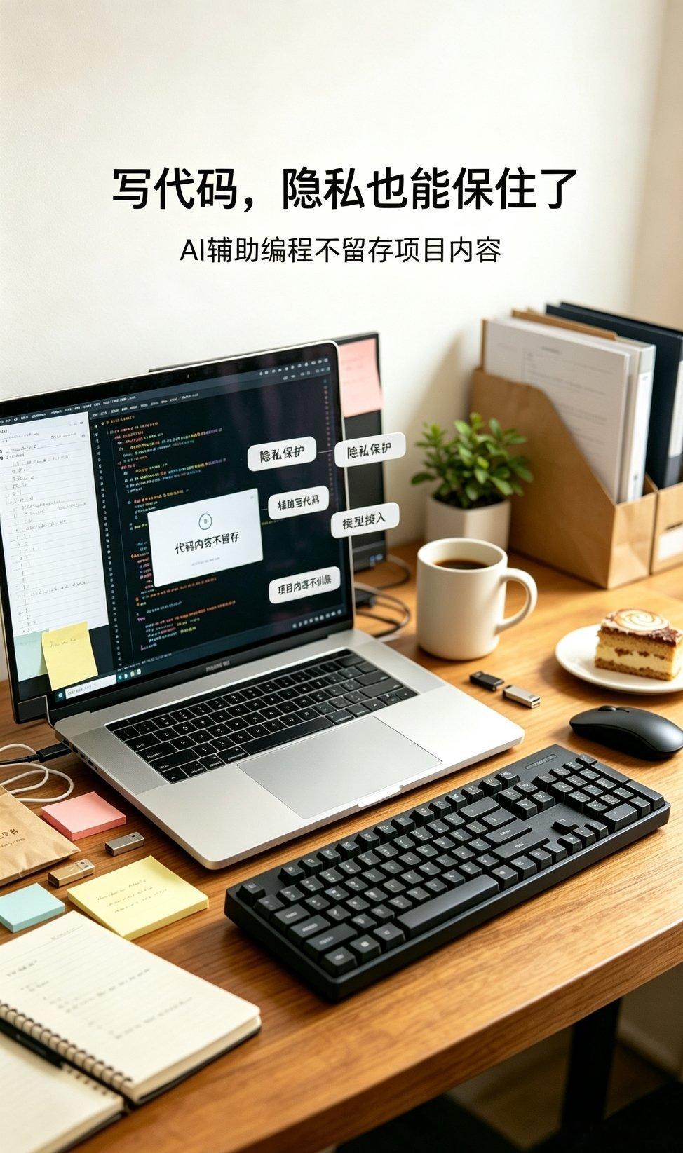 写代码人都很介意自己的项目内容外泄，不想自己写的源码被拿去训练AI模型，这点一直