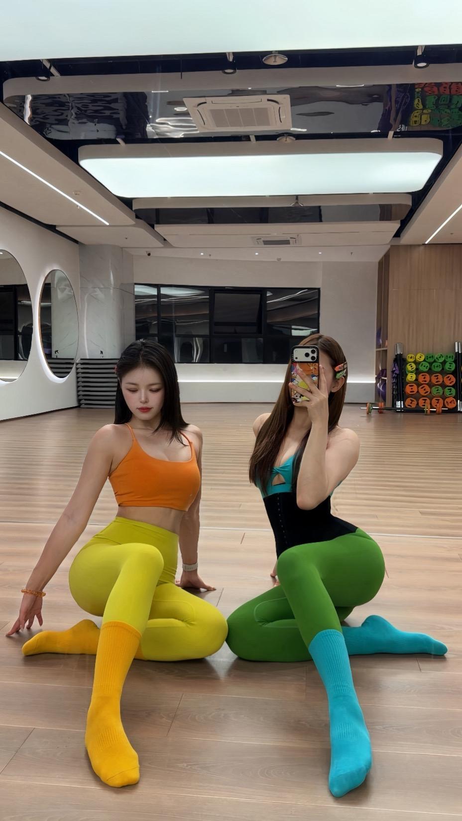 健身穿搭健身搭档毫无训练痕迹健身日常健身