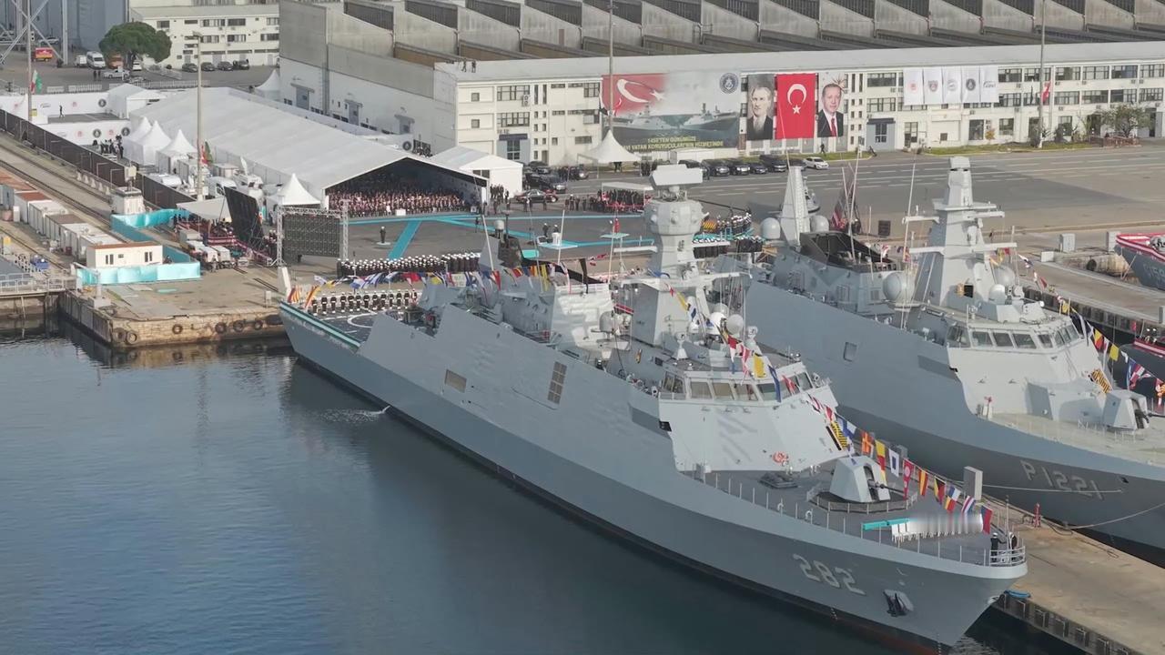 巴基斯坦海军“哈伊巴尔”号护卫舰正式服役2025年12月20日，巴基斯坦海军