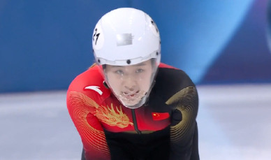 王欣然张楚桐范可新500米预赛晋级米兰冬奥会短道速滑女子500米预赛，三位中国