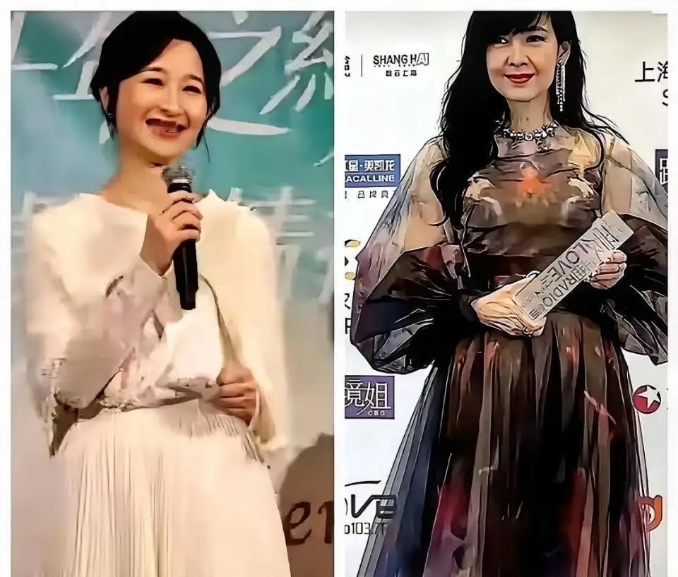 周慧敏估计有些无奈，​原生态的样貌没人夸就算了，​最无奈的是，明明年纪比关咏
