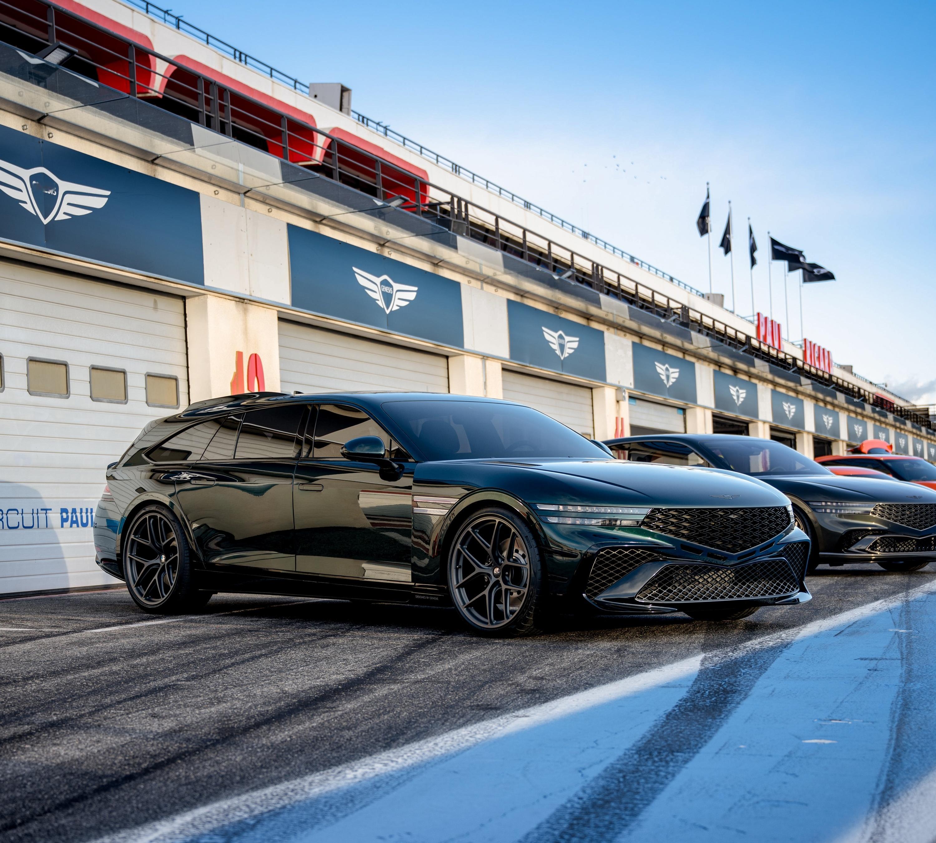 捷尼赛思G90Wingback概念车，5米1车长，3米2轴距。设计这一块，捷尼