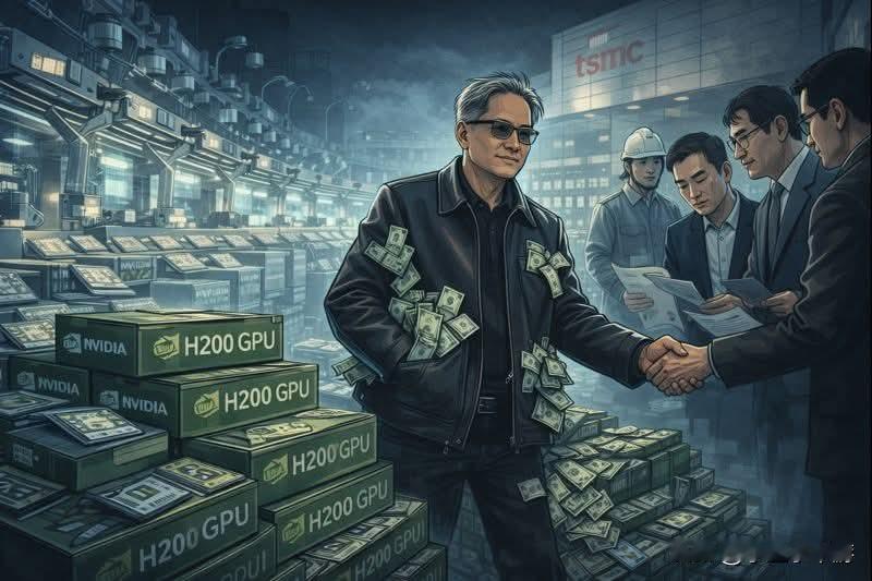 最新消息显示，英伟达在中国市场接到了多达200万颗H200AI芯片的订单，潜在