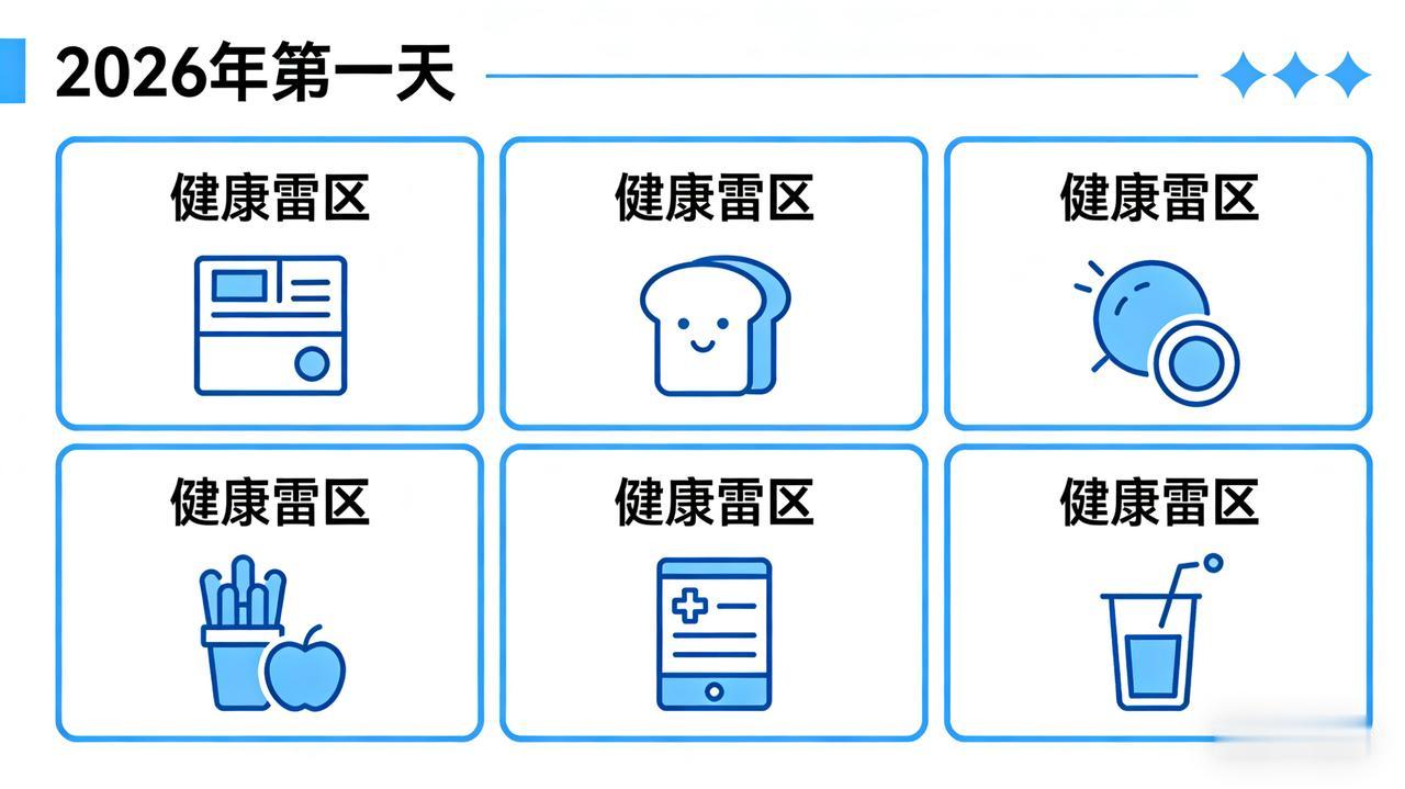 2026年第一天，6个健康雷区千万别踩这是一篇经过**“10万+”爆款逻辑