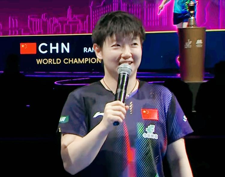 孙颖莎战胜王曼昱的采访，莎莎说：今天是最轻松的比分惹争议，其实莎莎还有上一句，