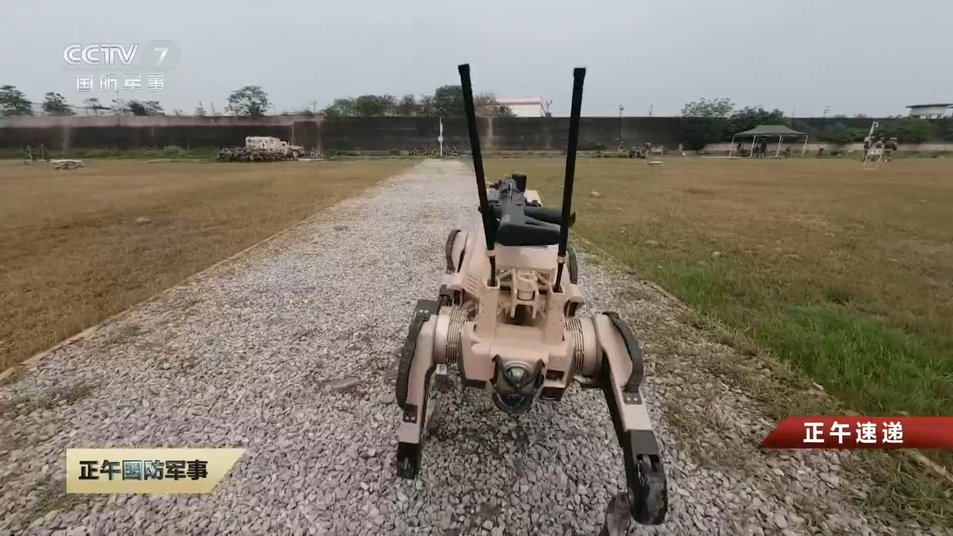 每天认识一件兵器陆军某旅开展机器狼实弹射击训练