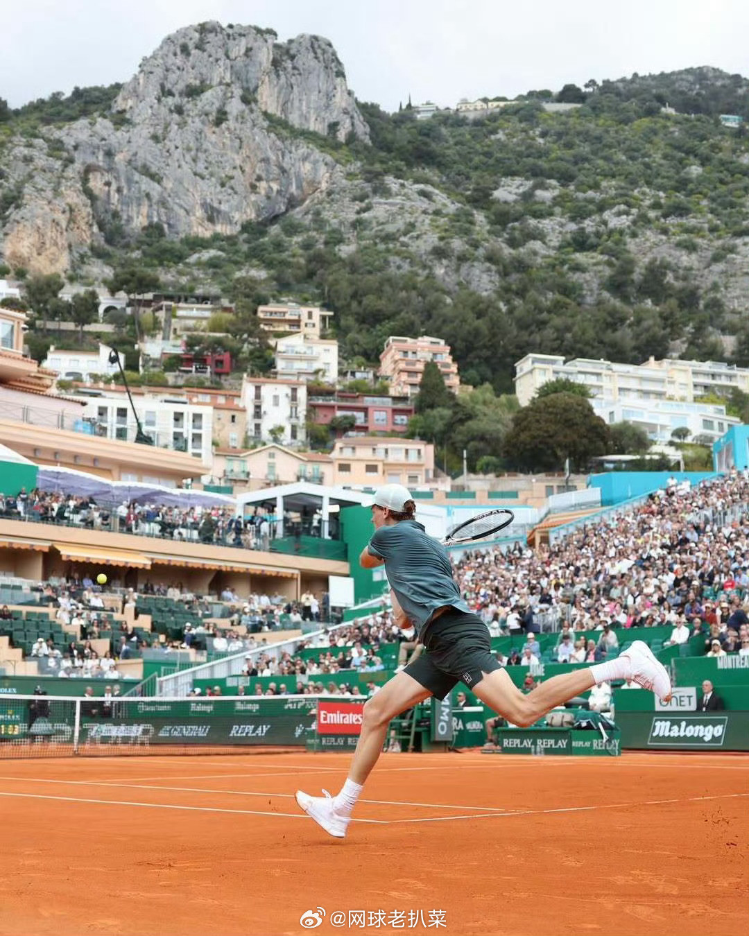 辛纳红土赛季首战告捷ATP1000蒙特卡洛大师赛第二轮，辛纳以6-36-0横扫