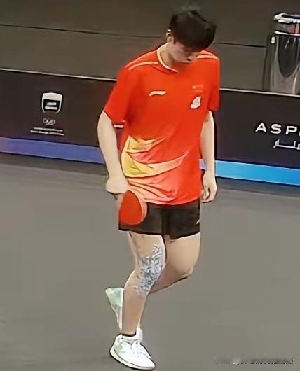 温瑞博又输了，小将还是不稳定。看温瑞博腿好像受伤了，贴满了肌贴，小将连轴转也受