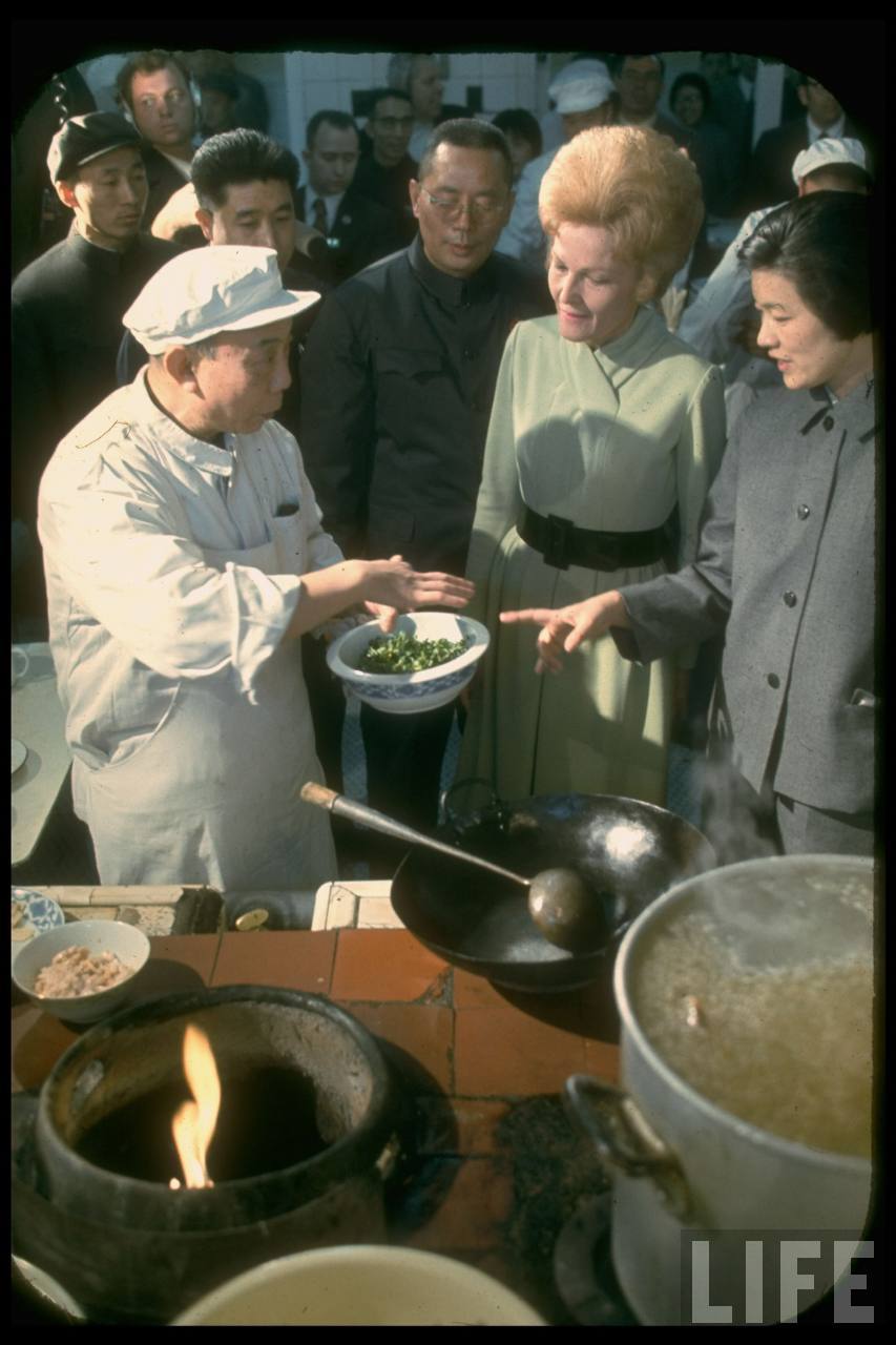 美国《LIFE》杂志摄影师JohnDominis1972年2月拍摄的尼克松访华