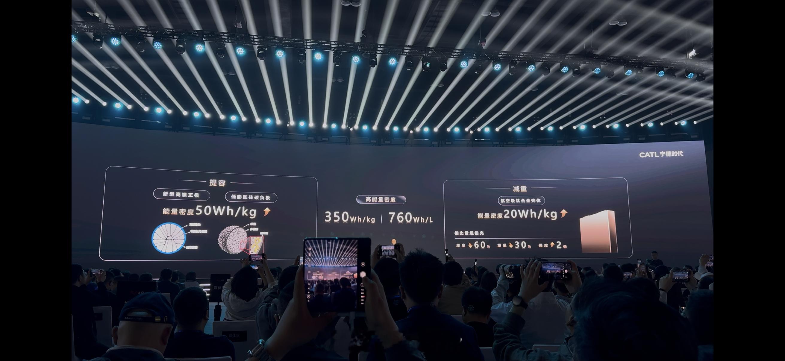 宁德时代350Wh/kg的凝聚态动力电池来了做个参考，当前三元电池的能量密度差不