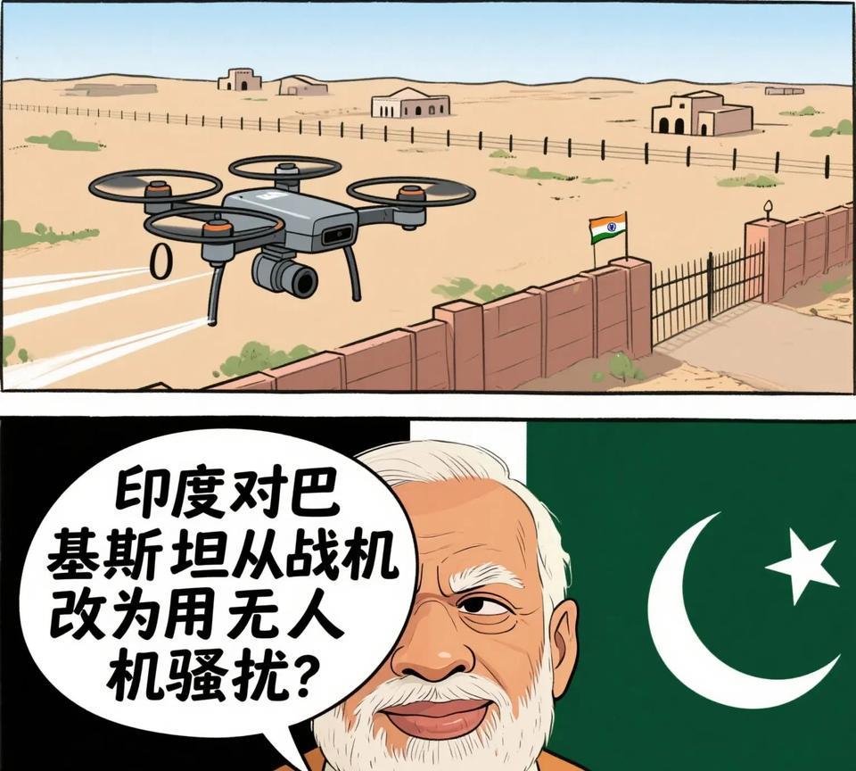 印度这算盘打得精！空战吃瘪后，转头就搞起了“无人机海”战术。巴基斯坦媒体说，印度