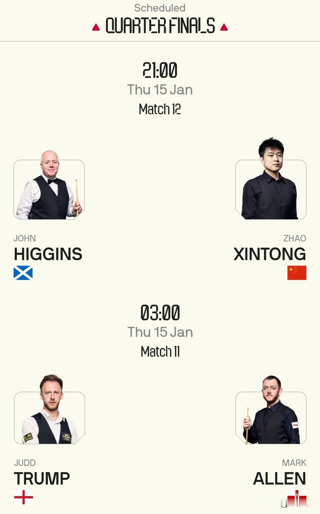 墨菲和吴宜泽做梦也不会想到他们把大家带进26魔咒，8场相同比分的概率比买彩票还低