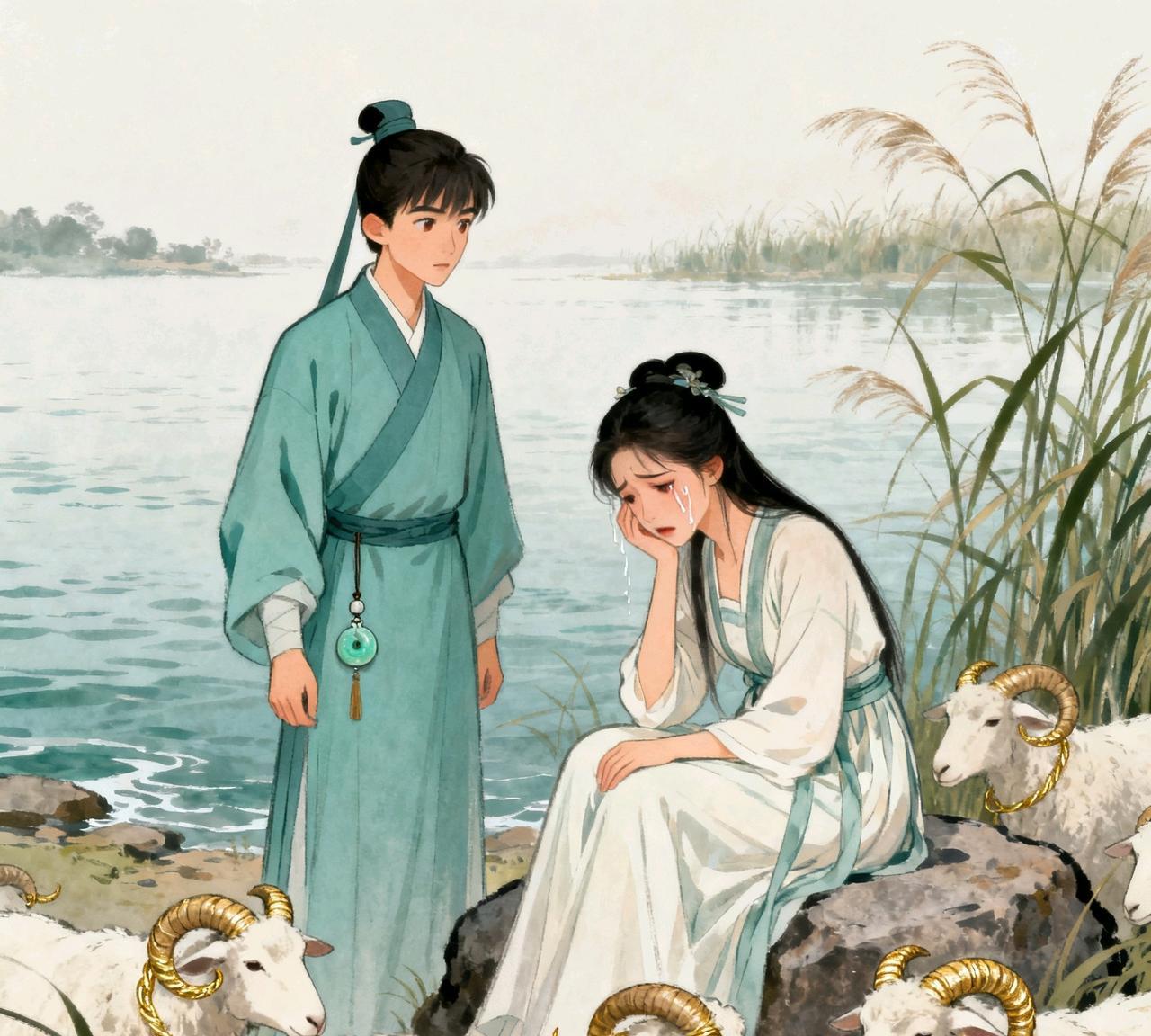 唐朝时，有一个叫柳毅的书生，到长安参加科举，不想名落孙山。当他返乡路过湘水时，遇
