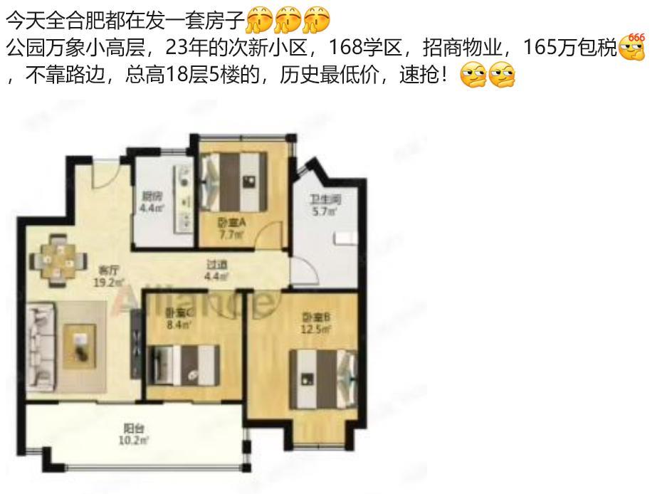 就怕买房人理智起来。全合肥的中介都说当天必卖的二手房，已经多少天了，估计都没几个