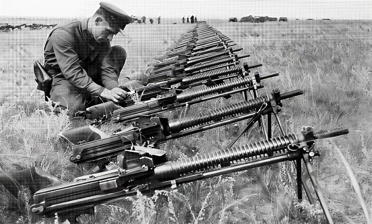 这苏联缴获的日本鬼子歪把子机枪,真是二战轻武器里的“奇葩”。它学名大正十一式,1