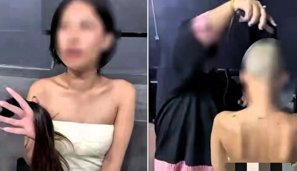 18岁女子欠下1万3的酒账，泰国酒吧剃光头抵债，事后报警女孩在酒吧消费欠下