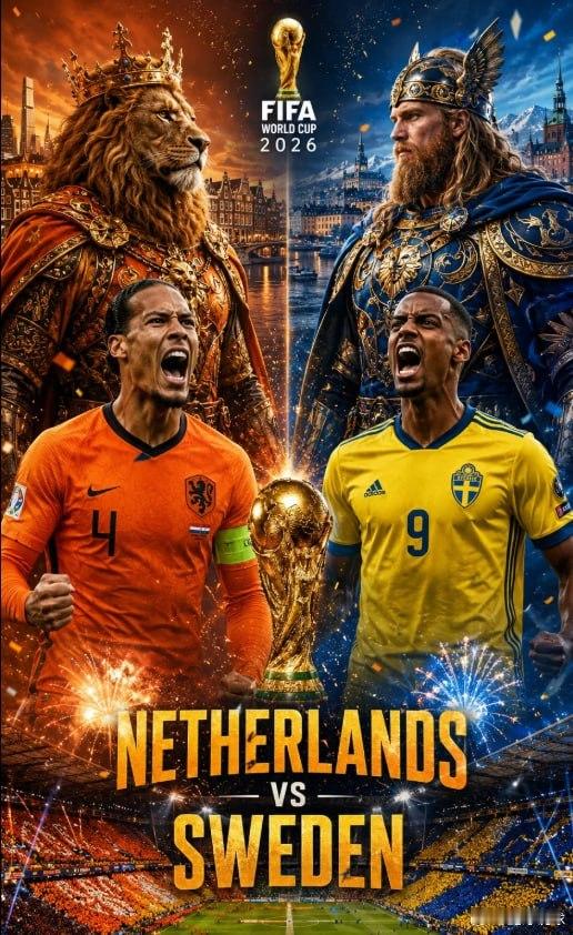 2026FIFA世界杯小组赛焦点战前瞻：荷兰VS瑞典、德国VS科特迪瓦、厄瓜多