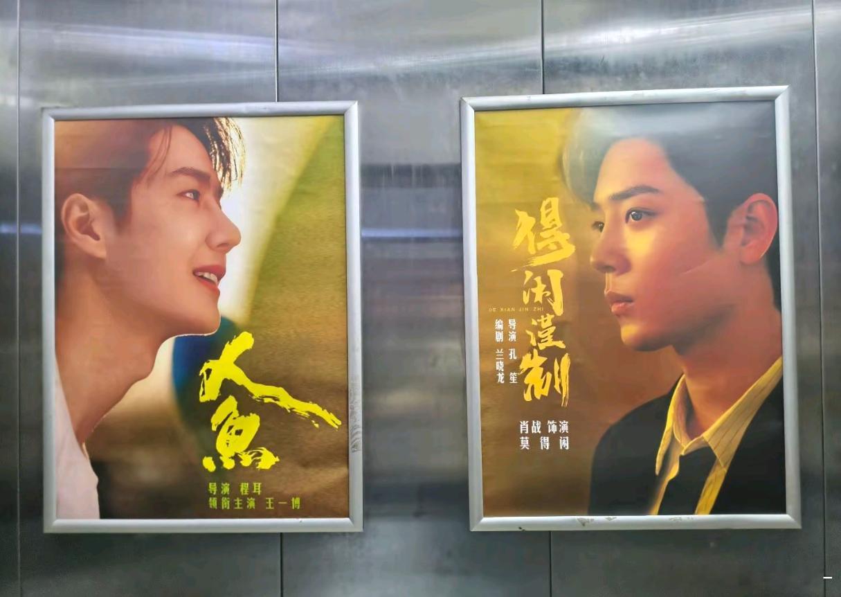 笑死我了就算是把王一博挂墙上也看不到他的正脸