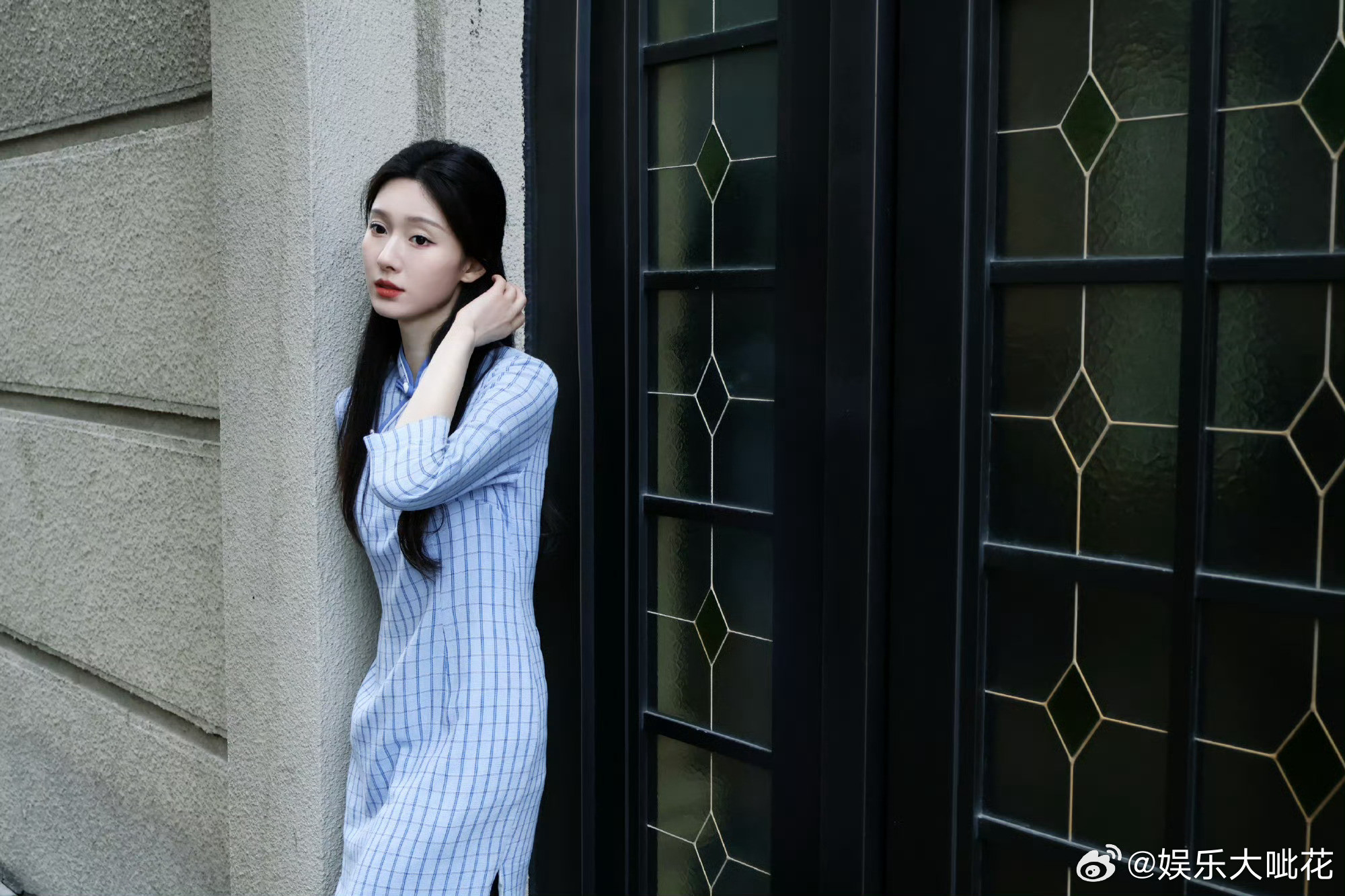 王子璇民国旗袍王子璇努力向上生长王子璇穿民国女学生旗袍好气质的美