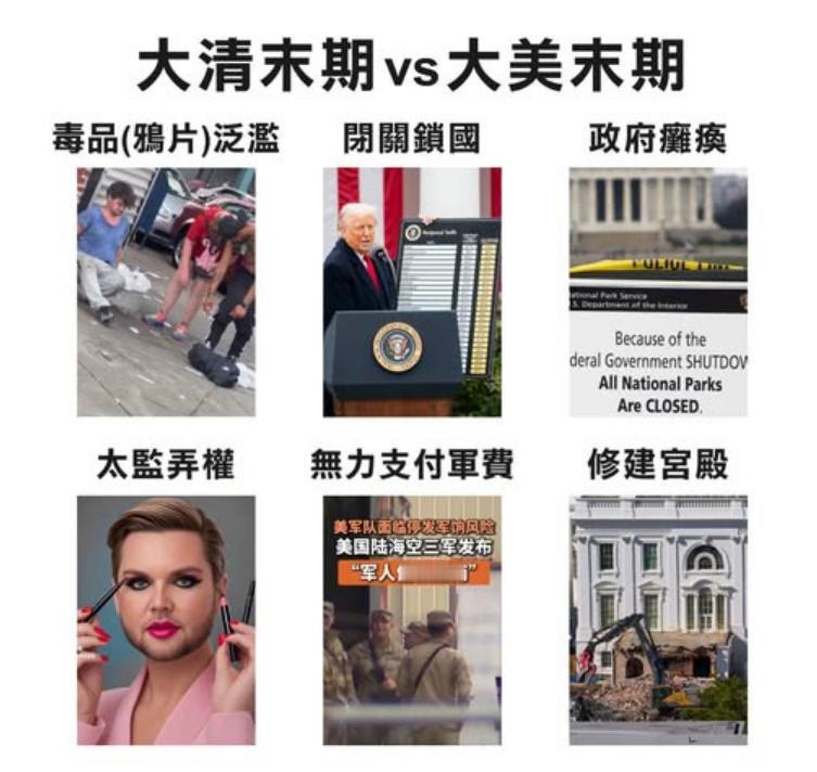 美国如今像极了大清末期!不过在军费问题上,大清末期仍然能够勉强支撑,袁世凯的北