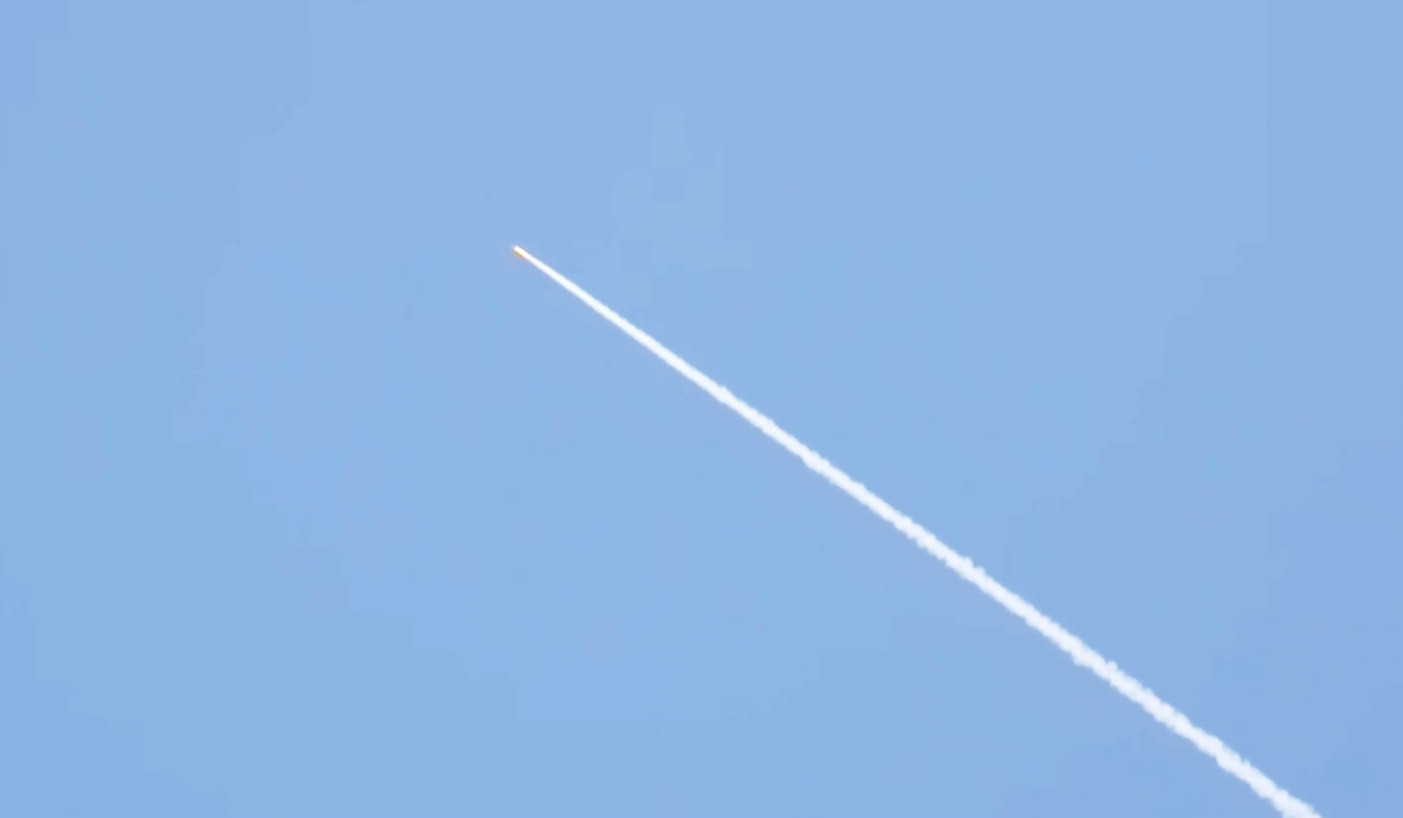 海军宣传片中的某型潜射导弹