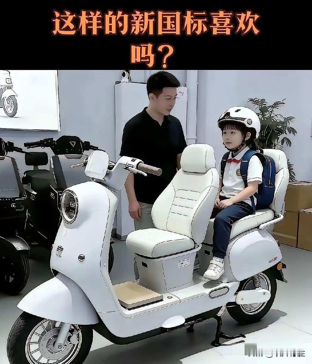 网友期盼的电动车是这样的，能接送孩子，限速25公里，骑行舒适，至于专家制定标准的