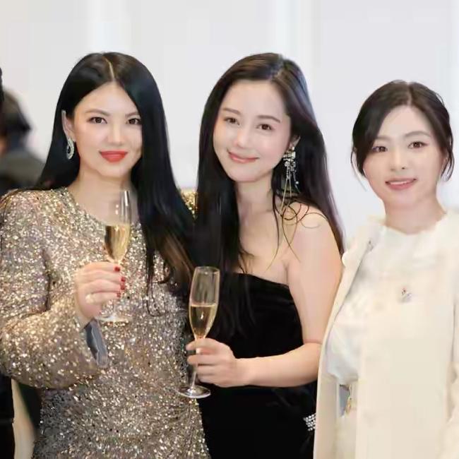 李湘端着香槟走向主桌，抬手想向何超琼示好，黑衣助理已经快步上前，轻声一句“何小姐