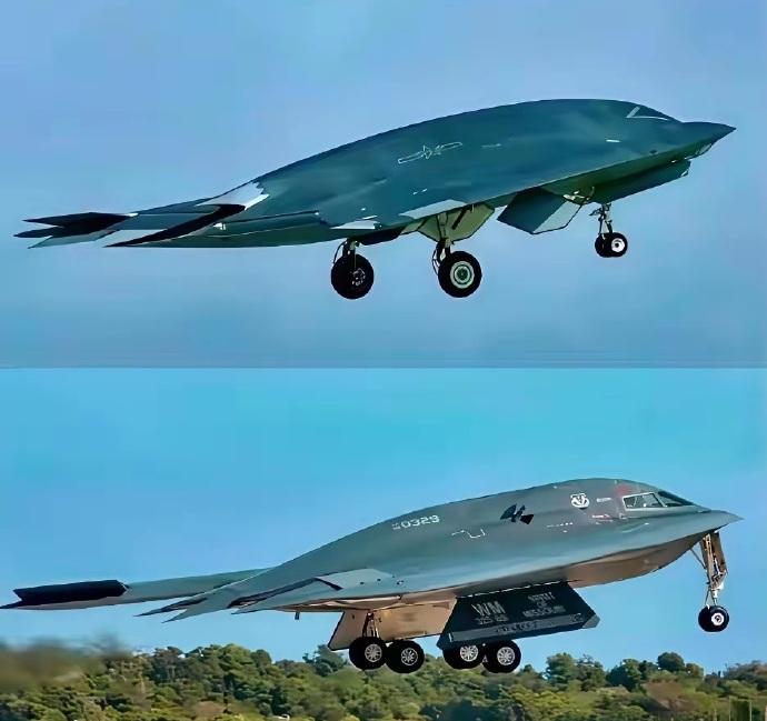 攻击-11和B-2的同视角确实很像，TWZ把攻击11的名字“玄龙”翻译成“mys