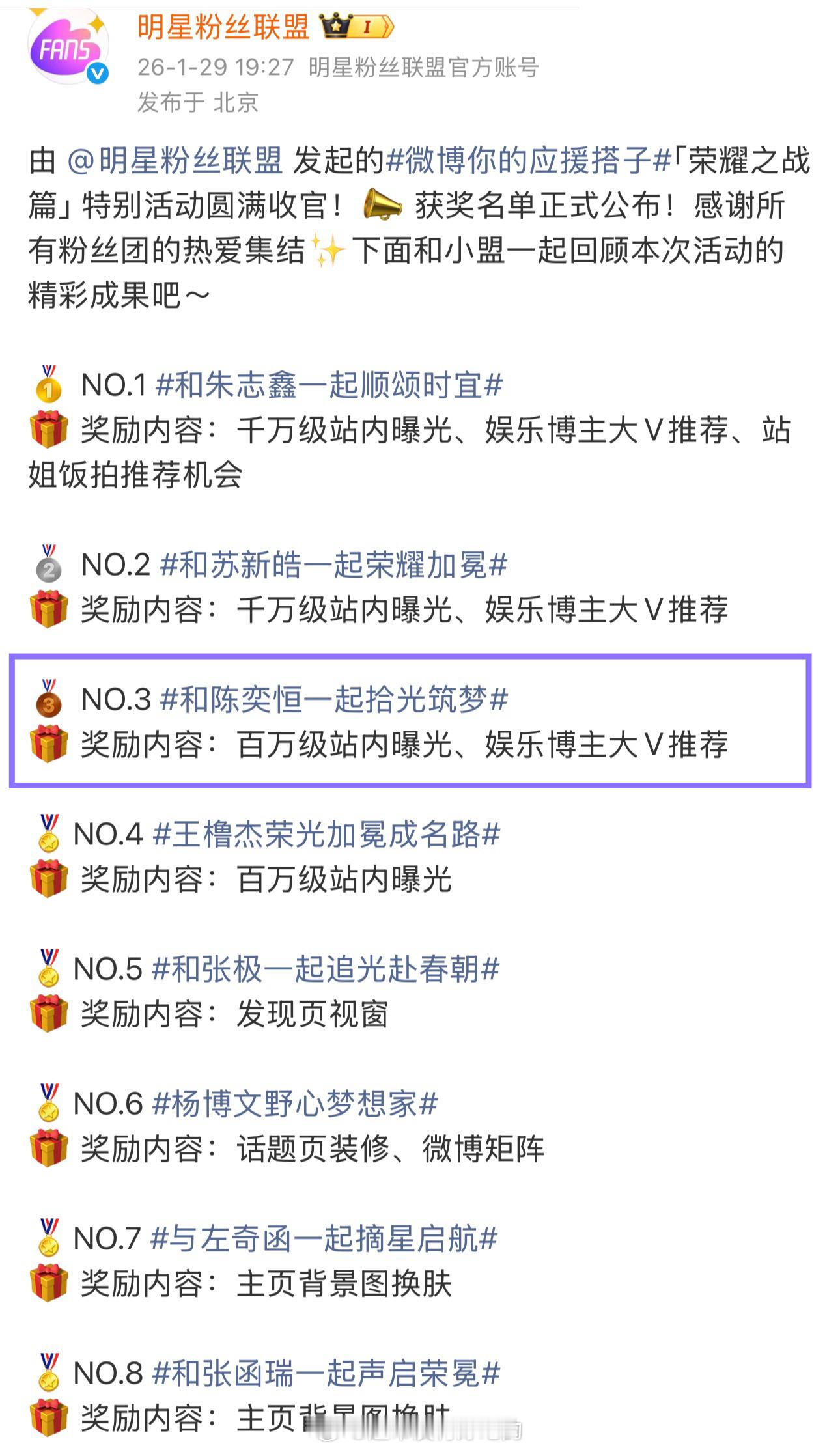 两次官方活动，四代第一均被陈奕恒家拿下TF荣耀之战口号TF家族荣耀之战read