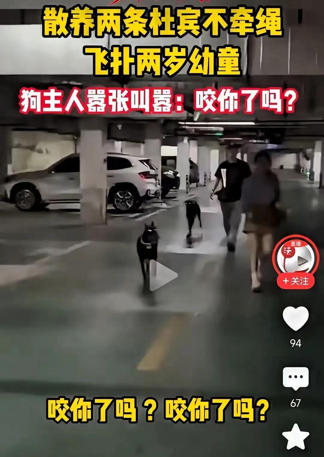 你的烈性狗把人家的孩子吓得哇哇大哭，竟然还不准人家爆一句粗口，人家不过就说了一句