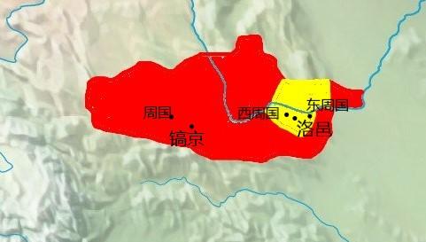 西周灭亡后，周平王重建周朝，但东周王畿只剩下洛阳及其附近地区。而周考王封其弟揭于