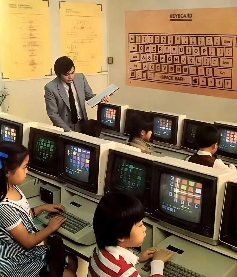 1984年，小学生的电脑课