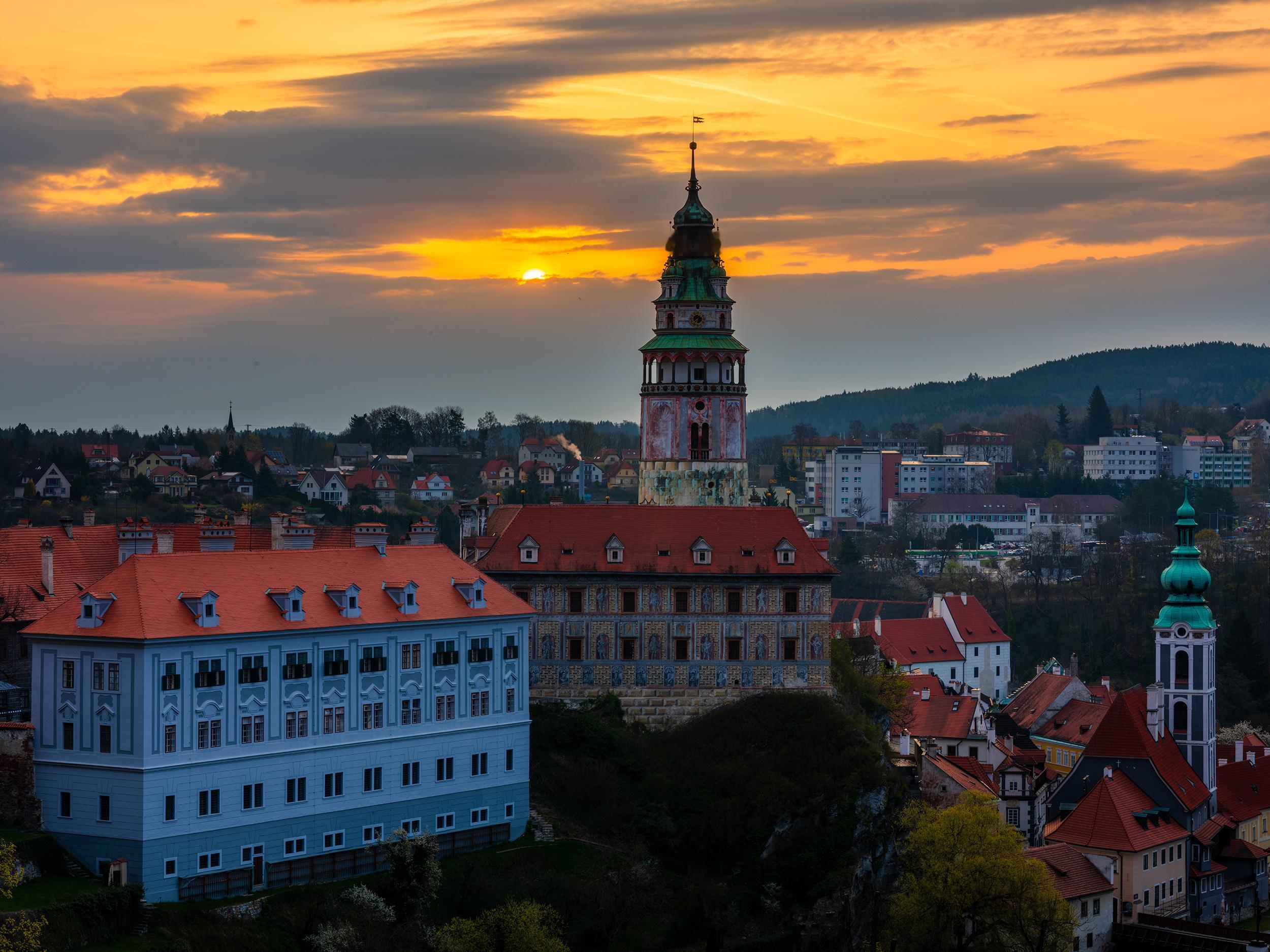 等那清晨一束属于自己的光。捷克CK小镇，一切正好。捷克·捷克克鲁姆洛夫