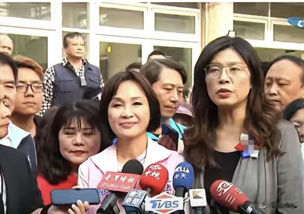 柯志恩不给郑丽文面子，接受采访时居然抢站C位。这是郑丽文去到高雄出席活动接受