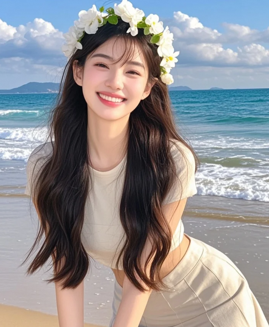 海边的风，吹过发梢，带走了我的思念。
