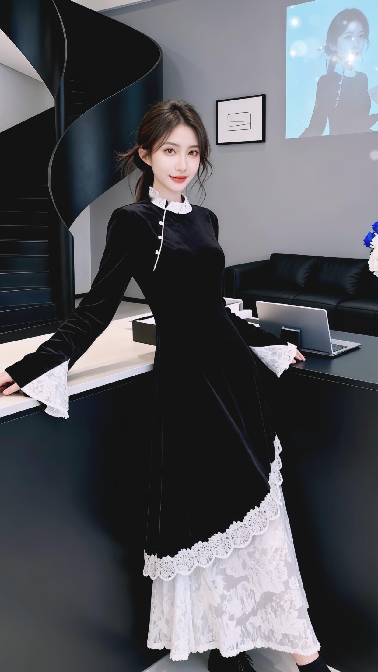 御姐时尚穿搭旗袍新中式