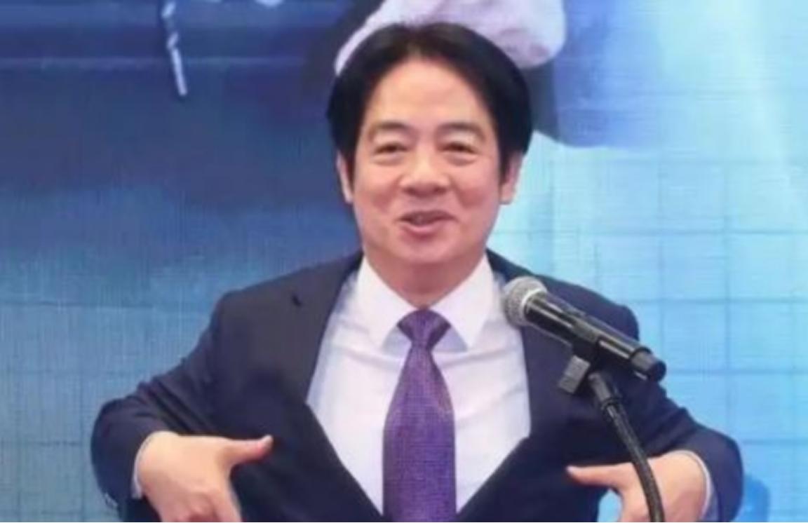 赖清德表示，中国大陆的武力迅速扩张，到今天为止，没有一枚炮弹打到台湾省，这都要归