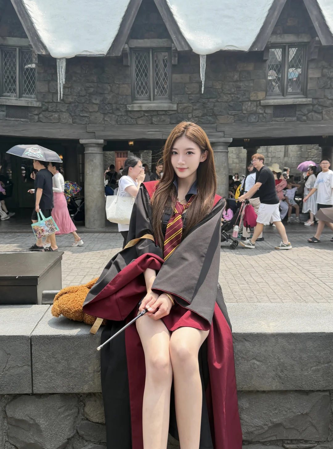 环球影城的美女都这么会拍吗