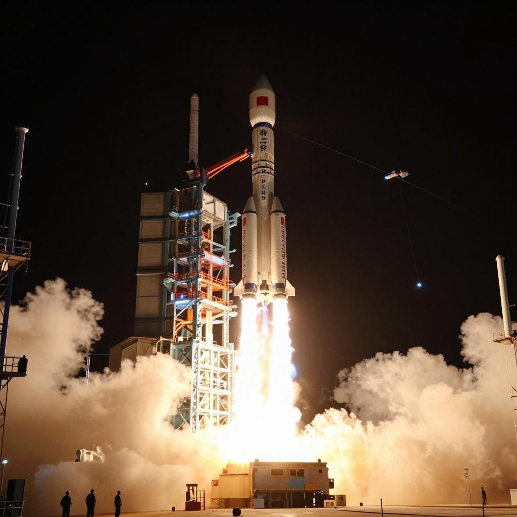 一箭三星冲天起！力箭二号拉开中国商业航天新序幕3月30日晚7时，东风商业航天