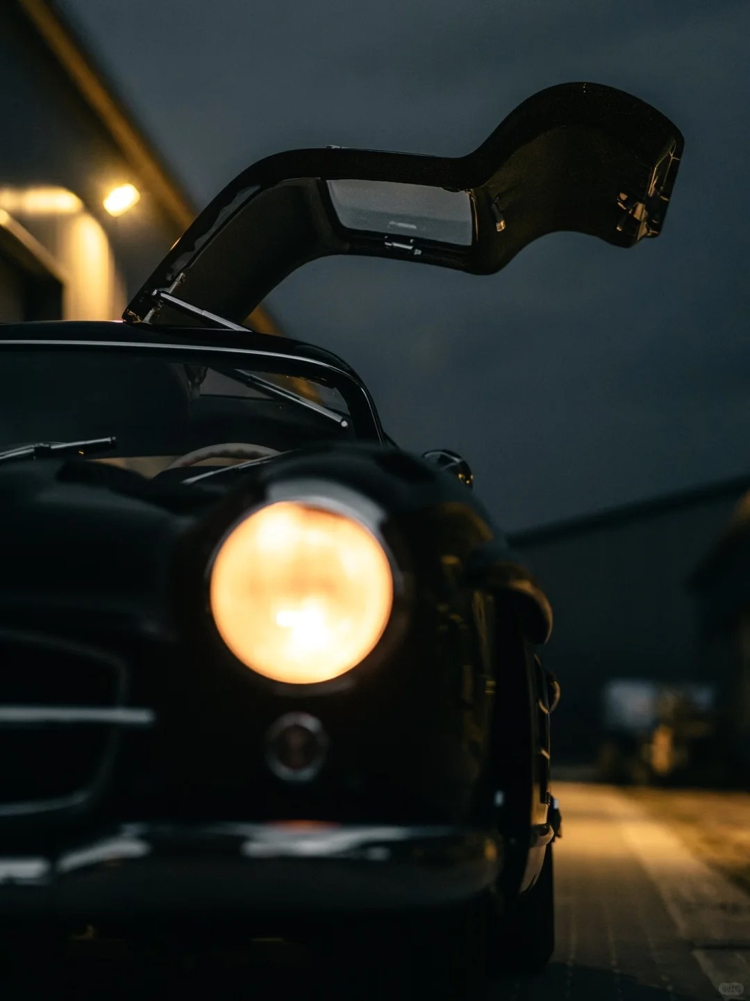 1955年奔驰300SLGullwing，汽车史上永远会有你的位置绝美车片