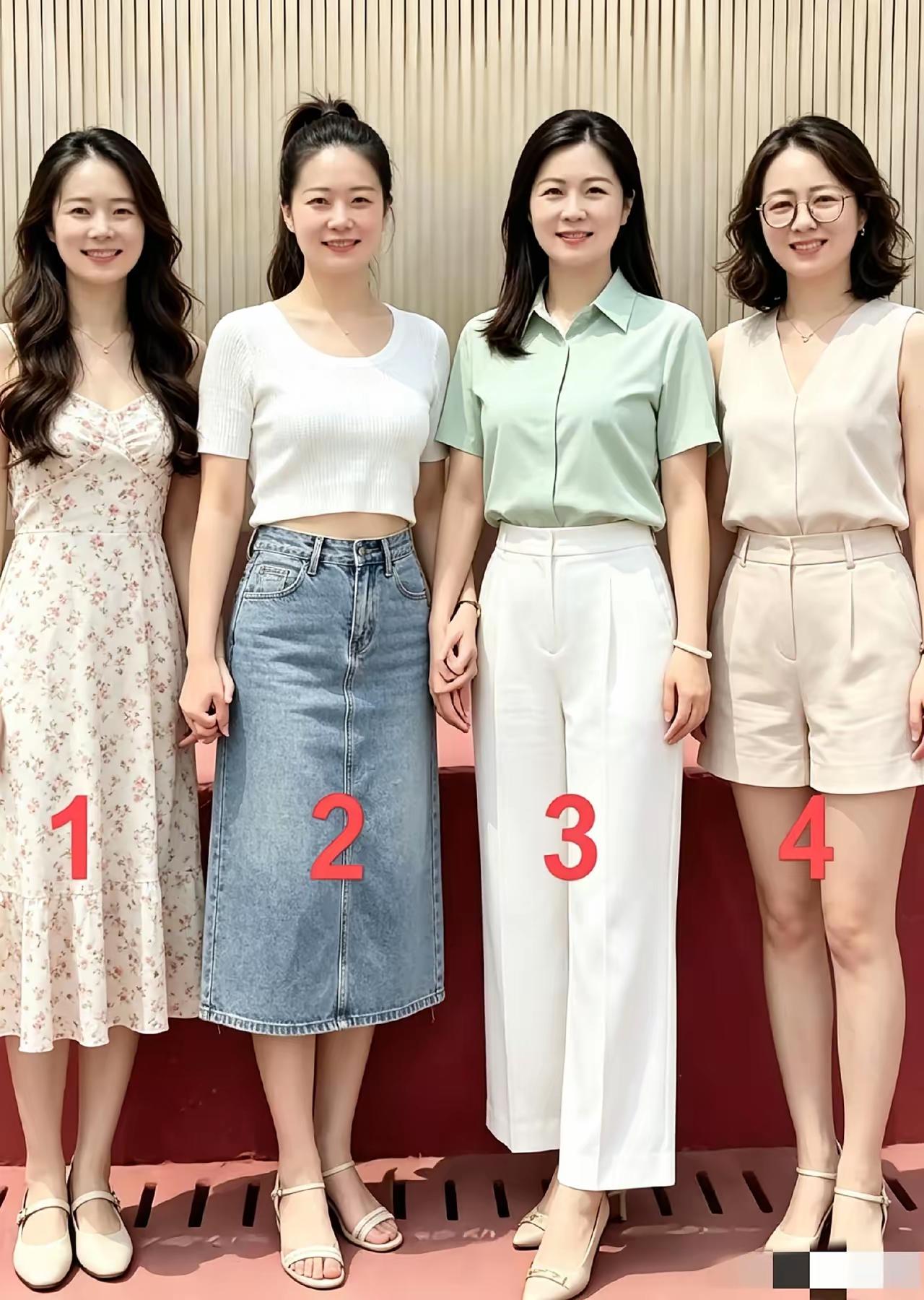 实话实说，如果今年50岁，让我从这四位里面选一位做老婆，你们猜猜我会挑几号？