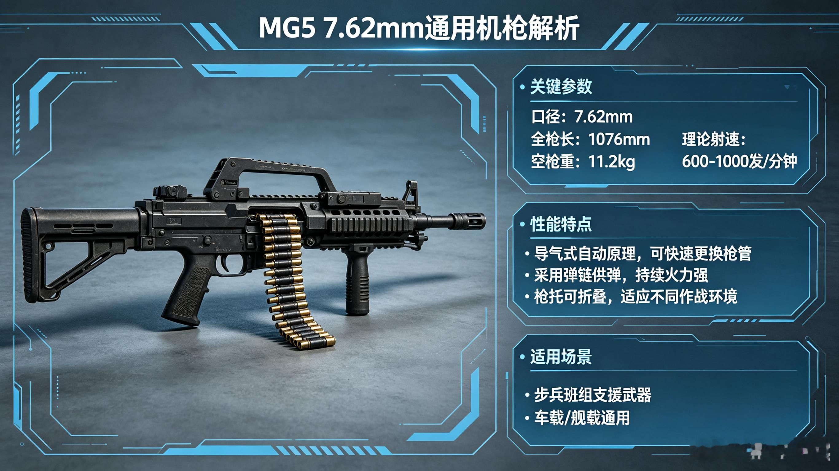 每天认识一件兵器每天认识一件兵器——MG5通用机枪今天聊聊德国黑克勒-科赫（H&