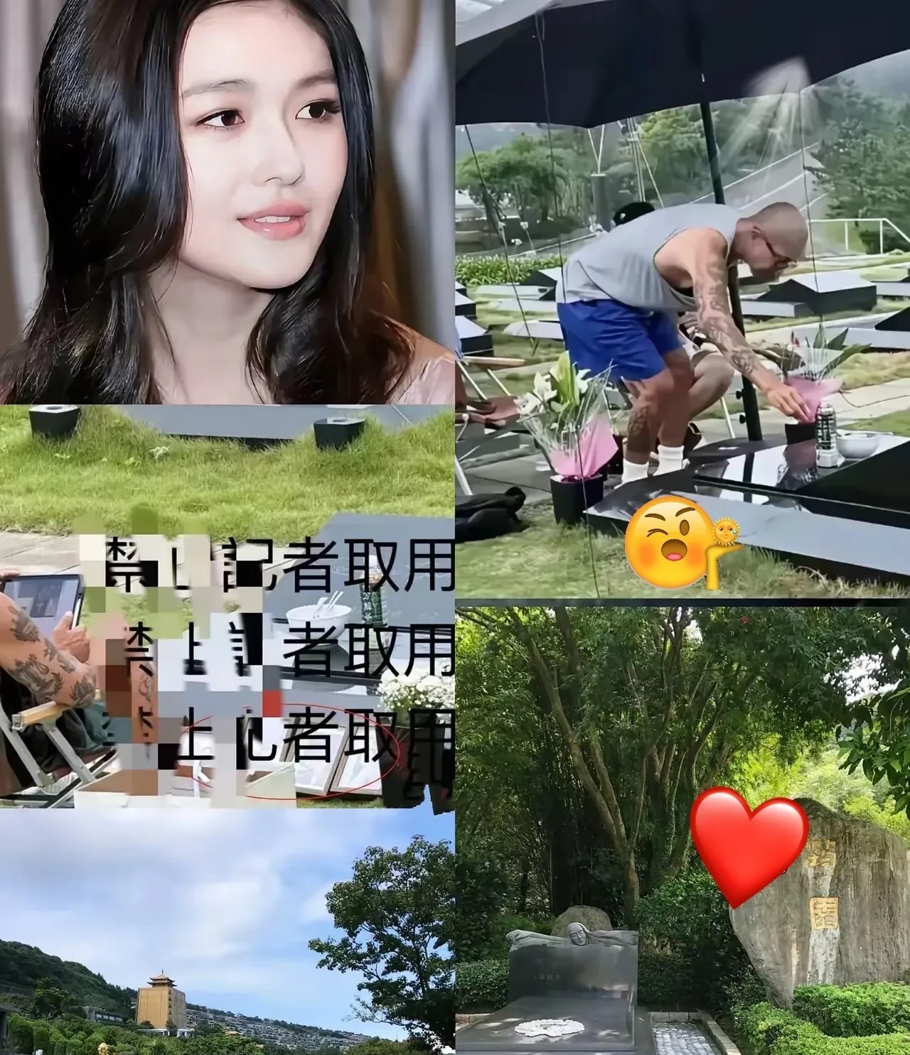 大S墓地哪有千万？就2平群墓里，具俊晔探望全露馅了！大S身后事，跟之前传