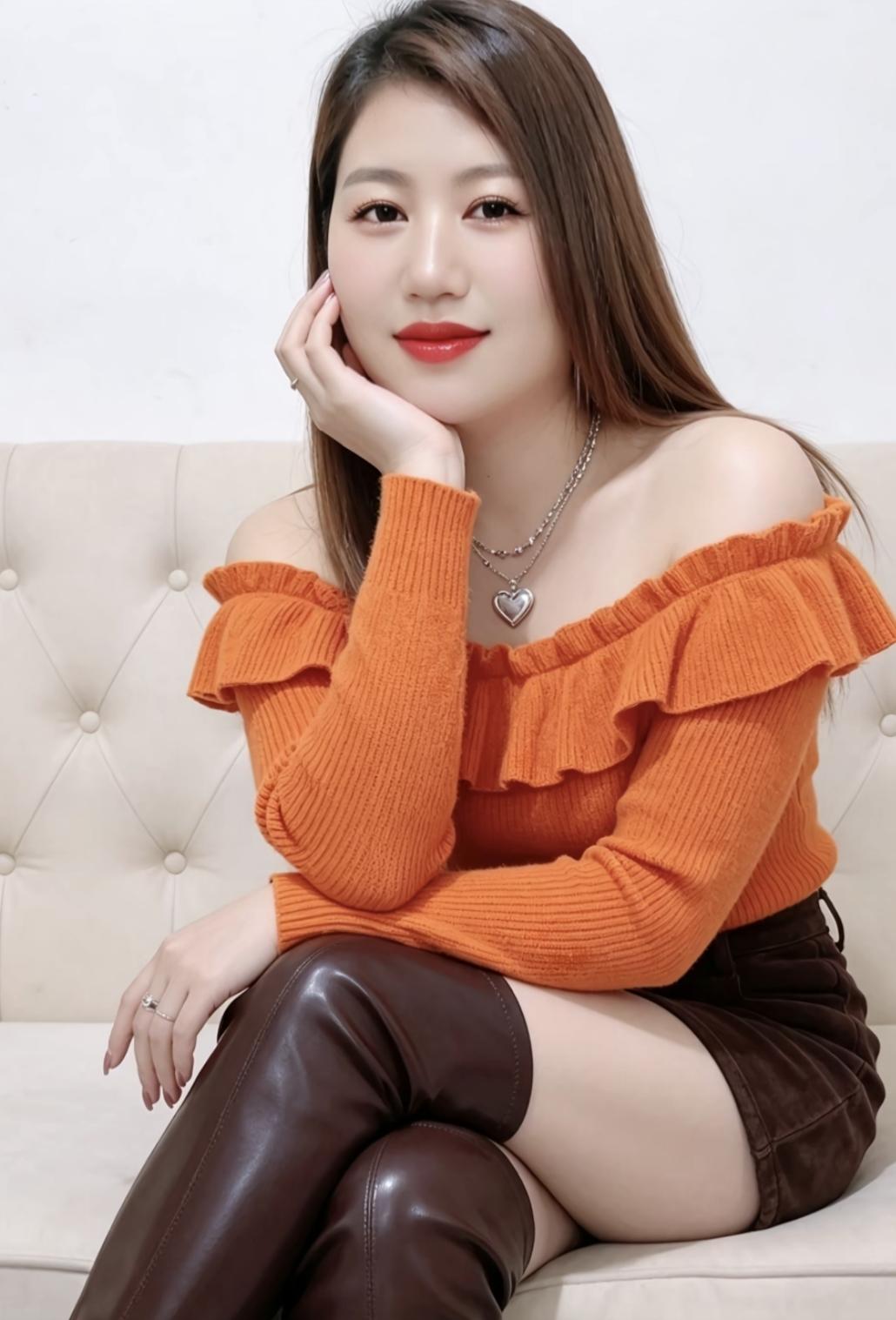 性感露肩，婀娜多姿。