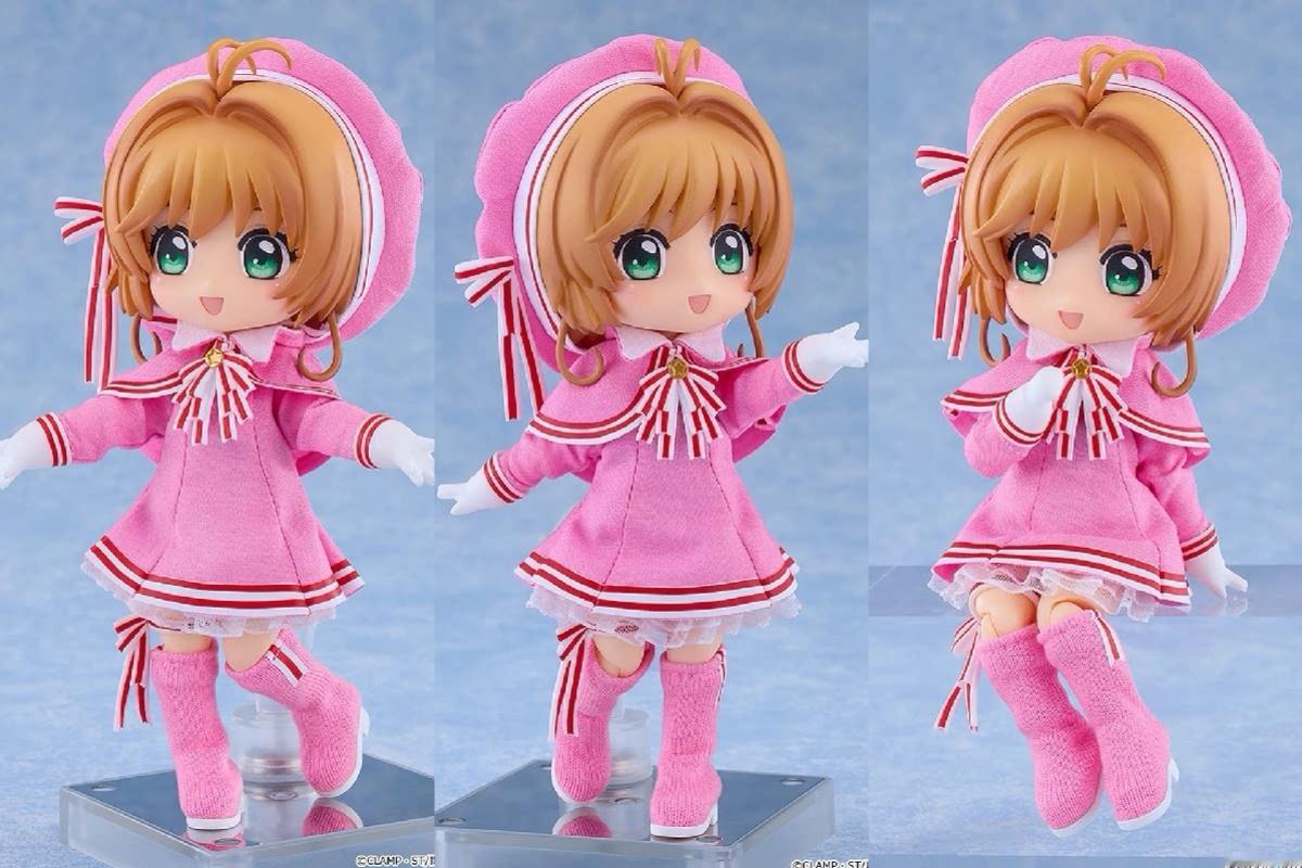 魔卡少女樱手办模玩透明牌篇战斗服这套衣服出过的手办粘土人～好萌(ฅ´ω