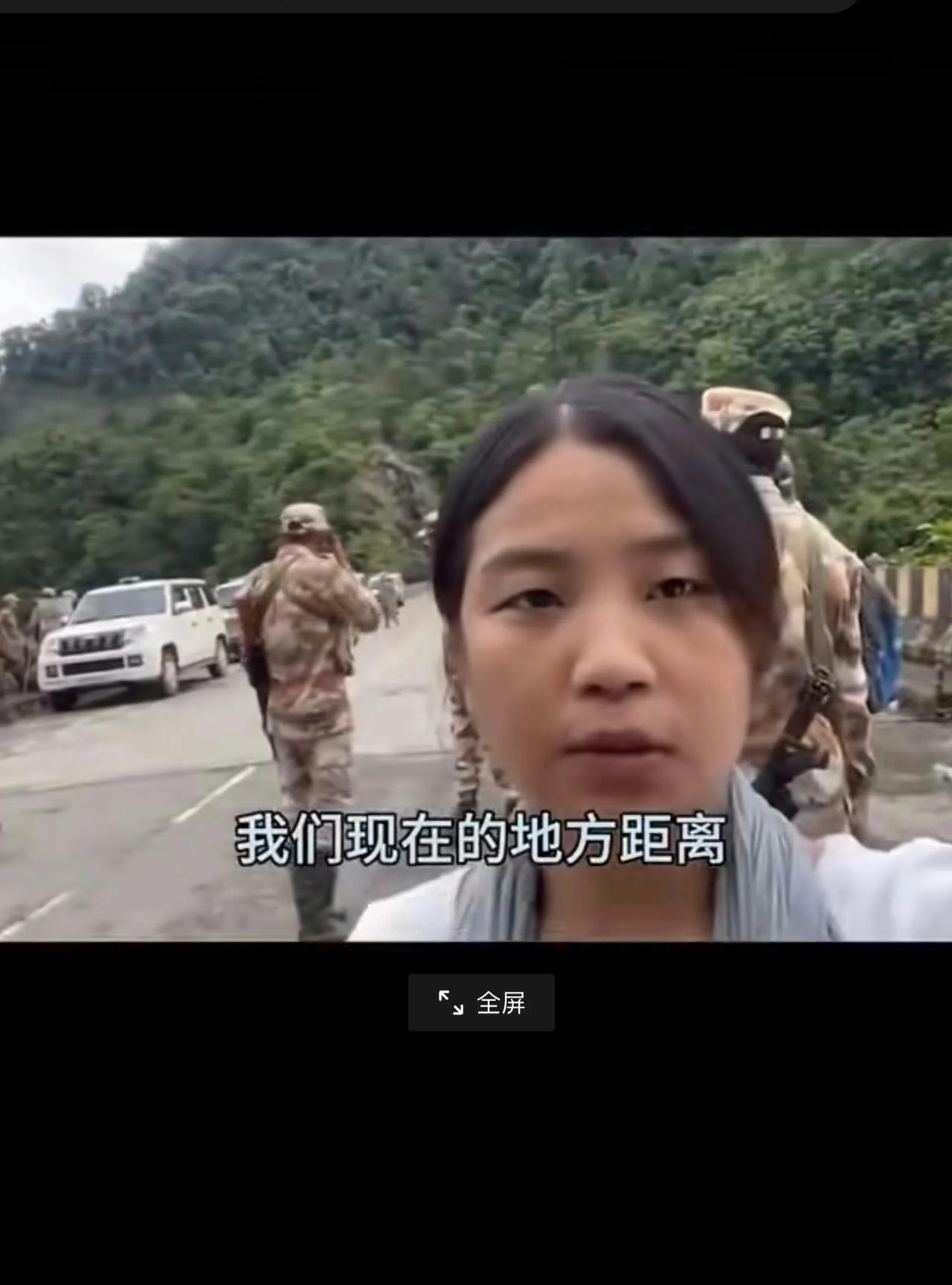 阿三在藏南集结这么多兵有何为？有网友上传视频：这几天，阿三在藏南地区集结了不少