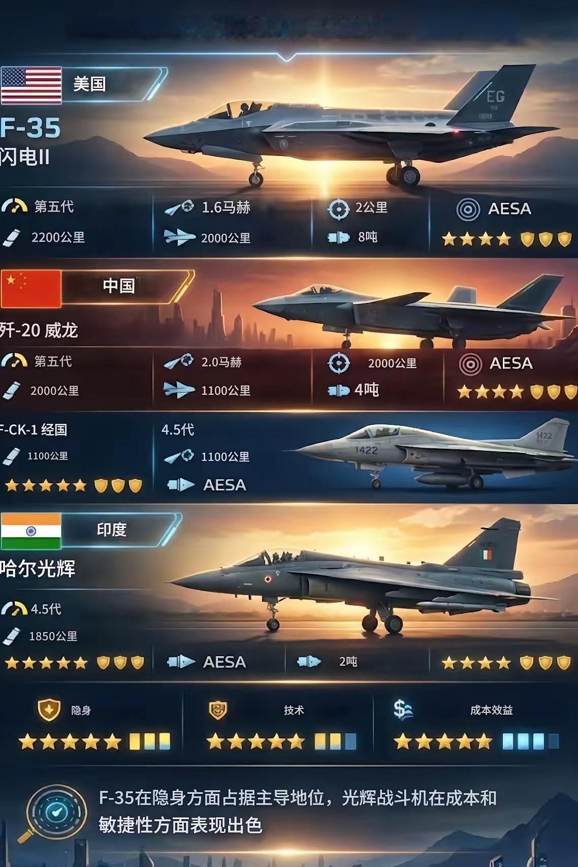 这个图完全看不懂，美国F35是怎么做到最大航程2200公里，作战半径2000公里